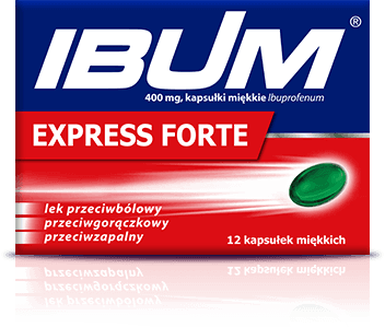 opakowanie produktu Ibum Express Forte, 12 kapsułek