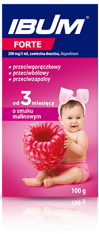 produkt Ibum Forte 100 g, smak malinowy